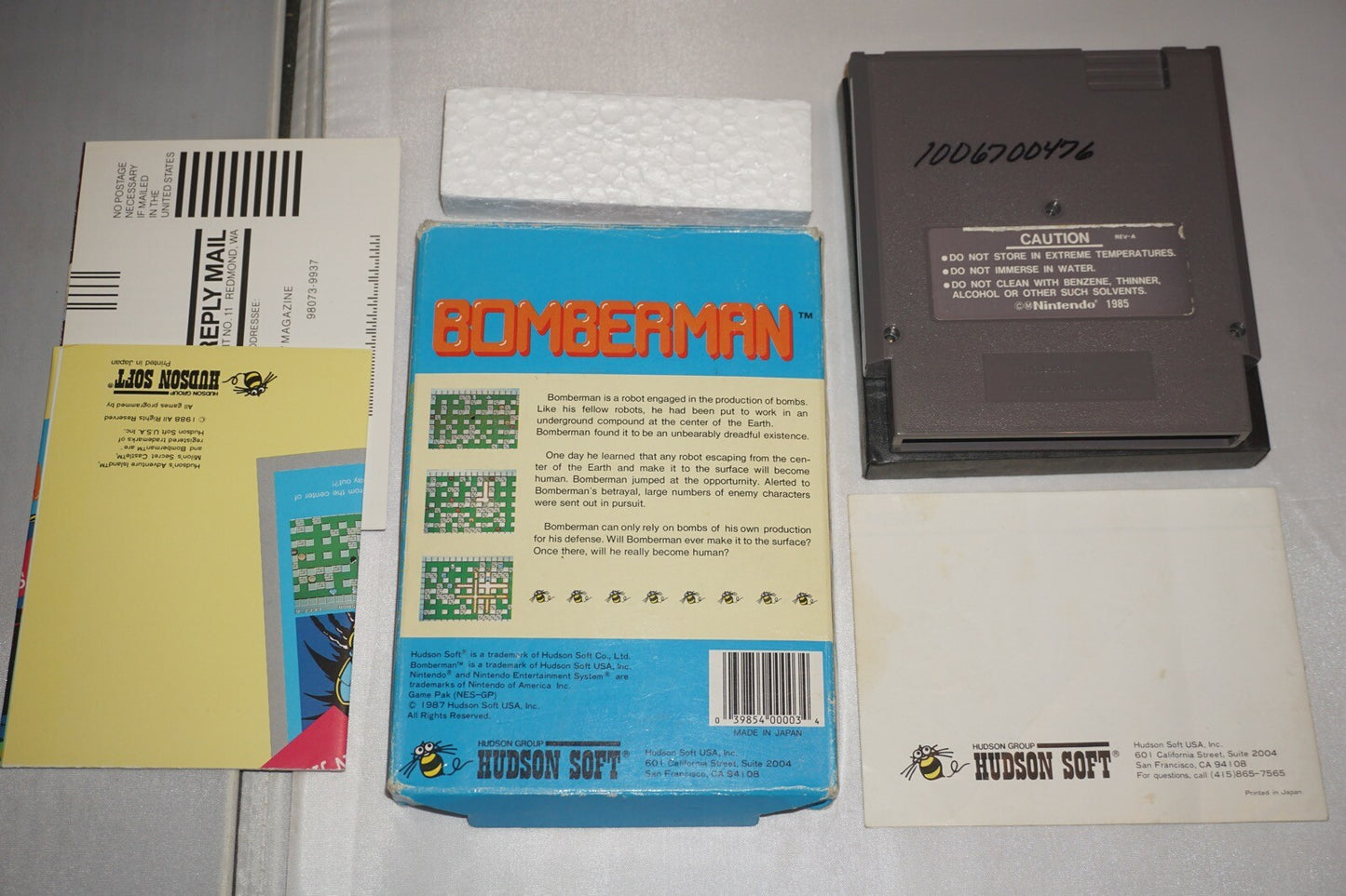 Bomberman (Nintendo NES) Complete in Box CIB