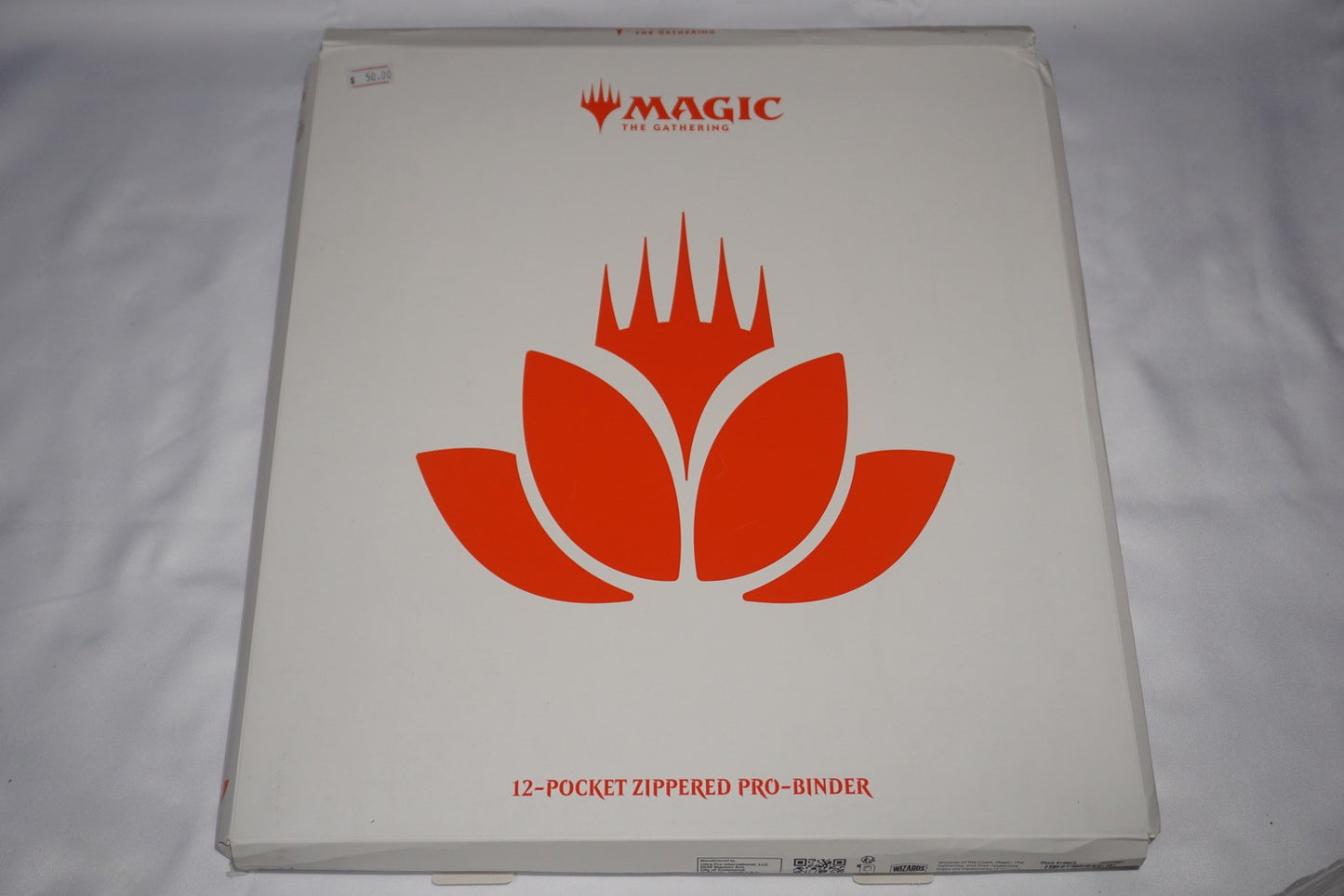 Ultra Pro Zippered Pro Binder 12-Pocket Magic the Gathering Mana 8 Lotus NEW