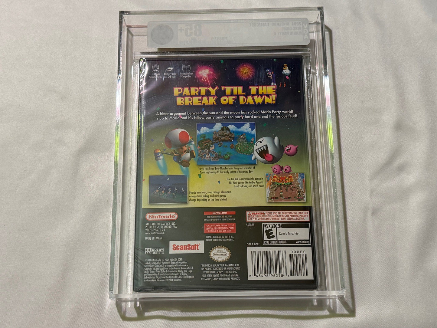 Mario Party 6 (Nintendo Gamecube) NEW Sealed VGA 85+ Uncirculated