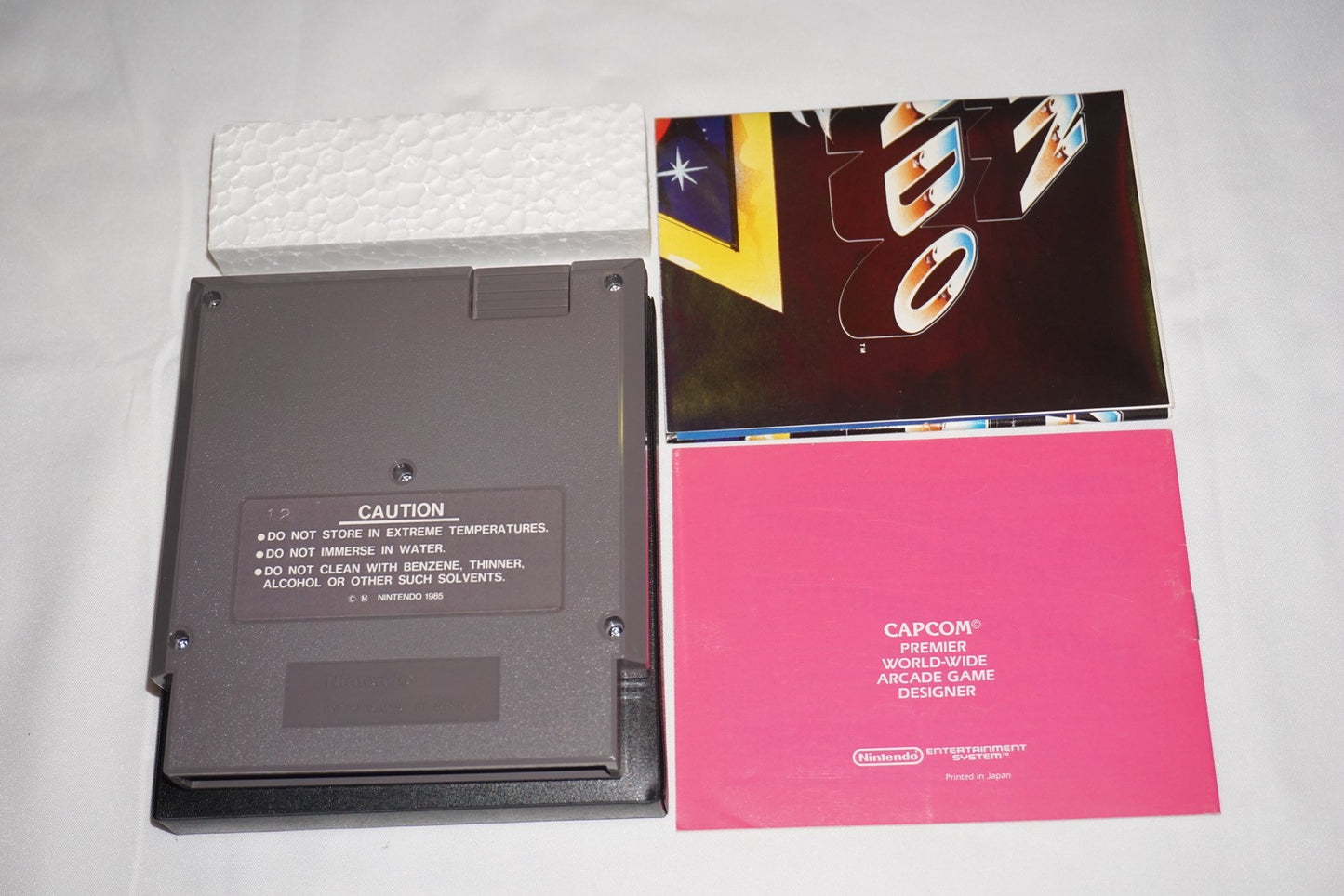 Commando Hangtab (Nintendo NES) Complete in Box w/ Poster CIB