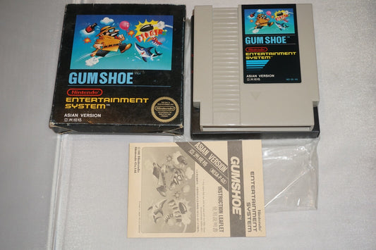 Gumshoe ASIAN VERSION (Nintendo NES) Complete in Box CIB