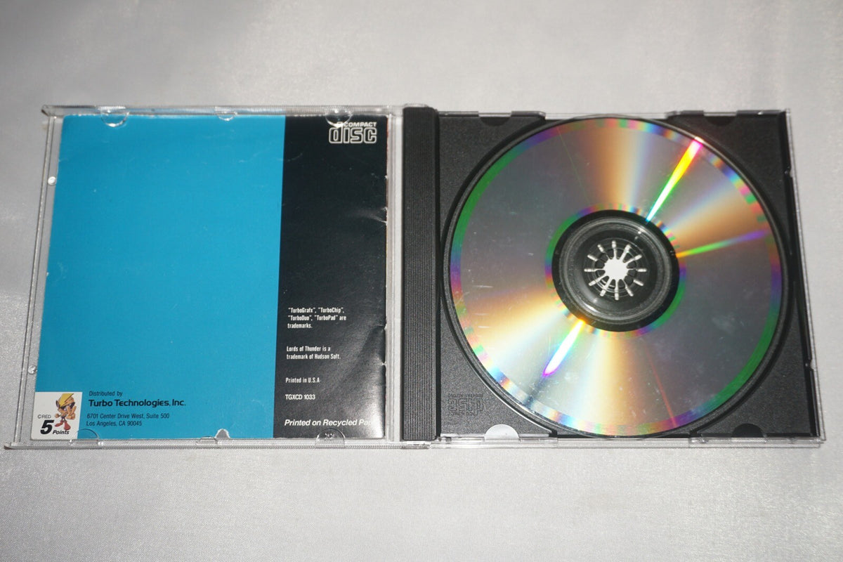 Lords Of Thunder (Turbo Grafx CD) Complete in Case Turbografx