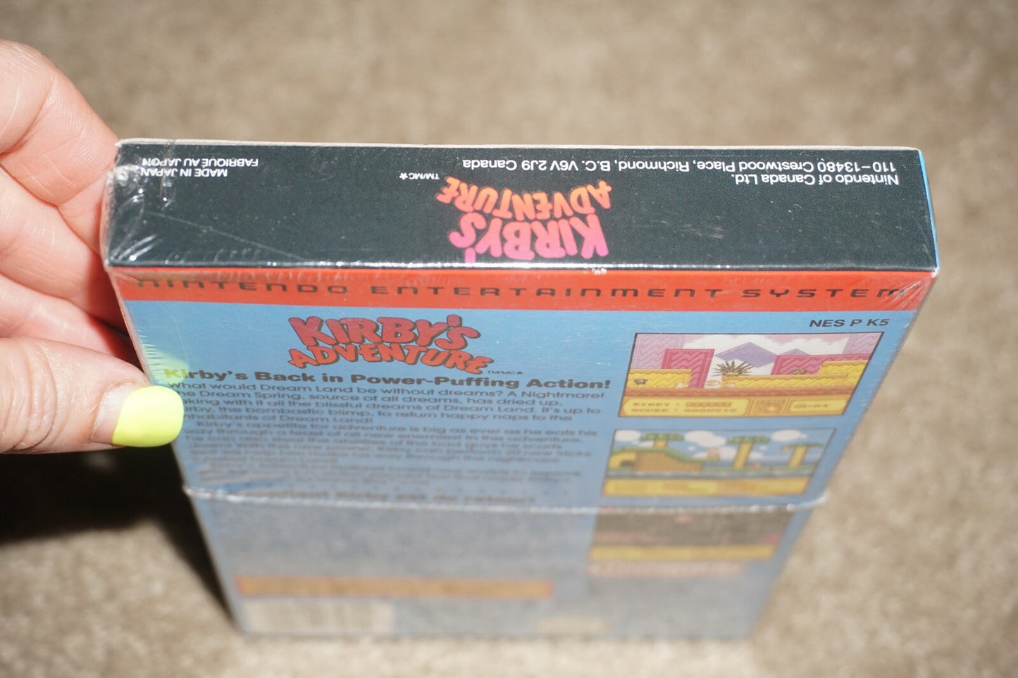Kirby's Adventure (Nintendo NES) NEW Factory Sealed CANADIAN