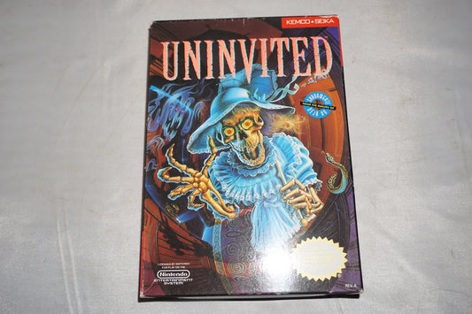 Uninvited (Nintendo NES) Complete in Box CIB