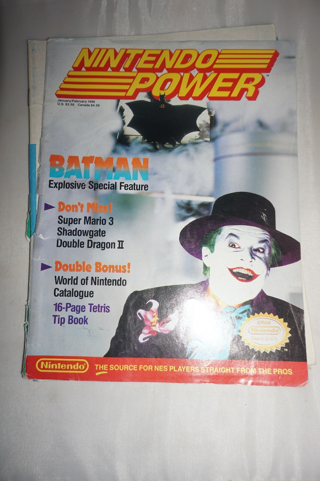 January/February 1990 Batman Nintendo Power Magazine #8
