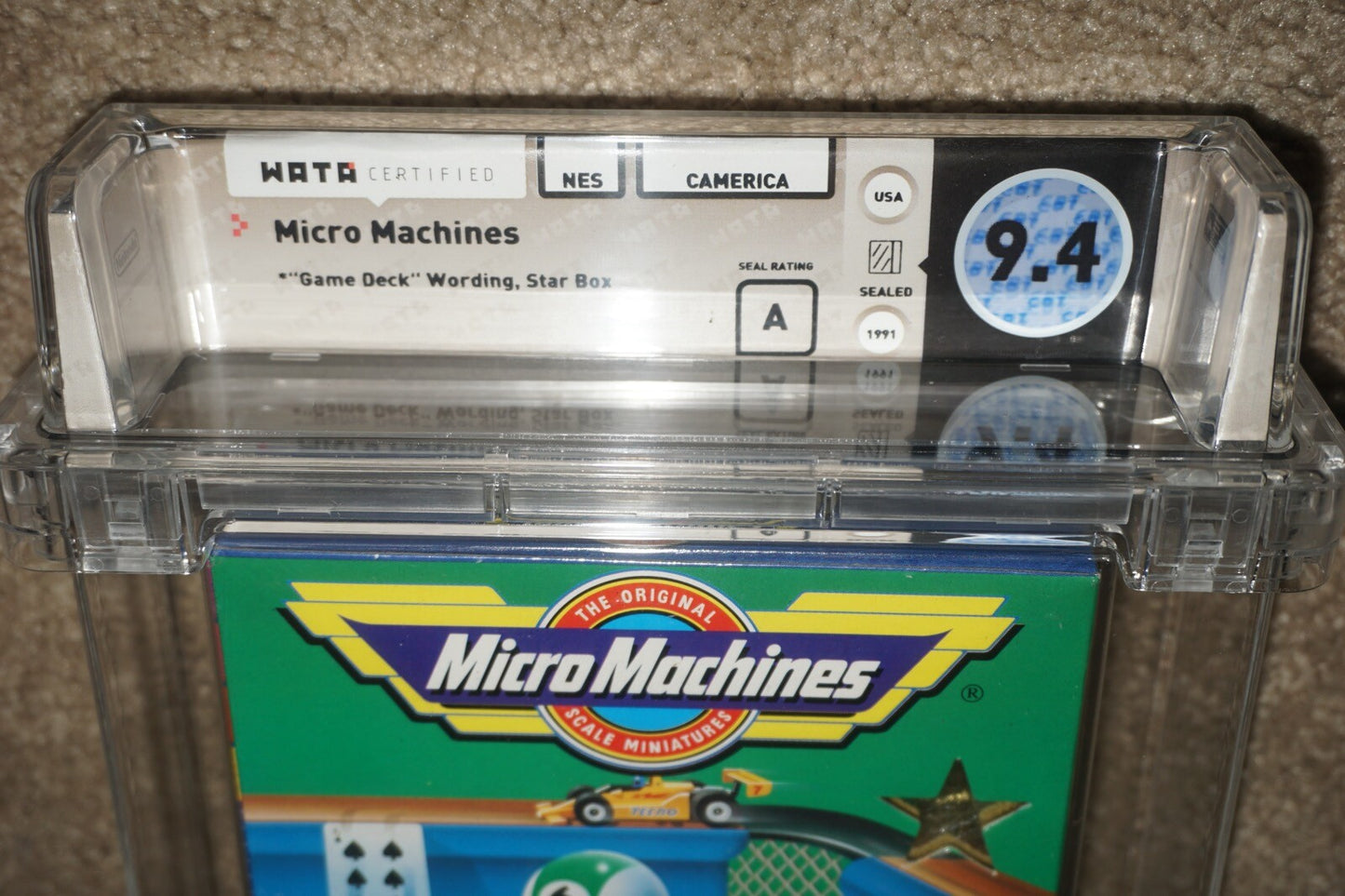 Micro Machines (Nintendo NES) WATA 9.4 A NEW Factory Sealed