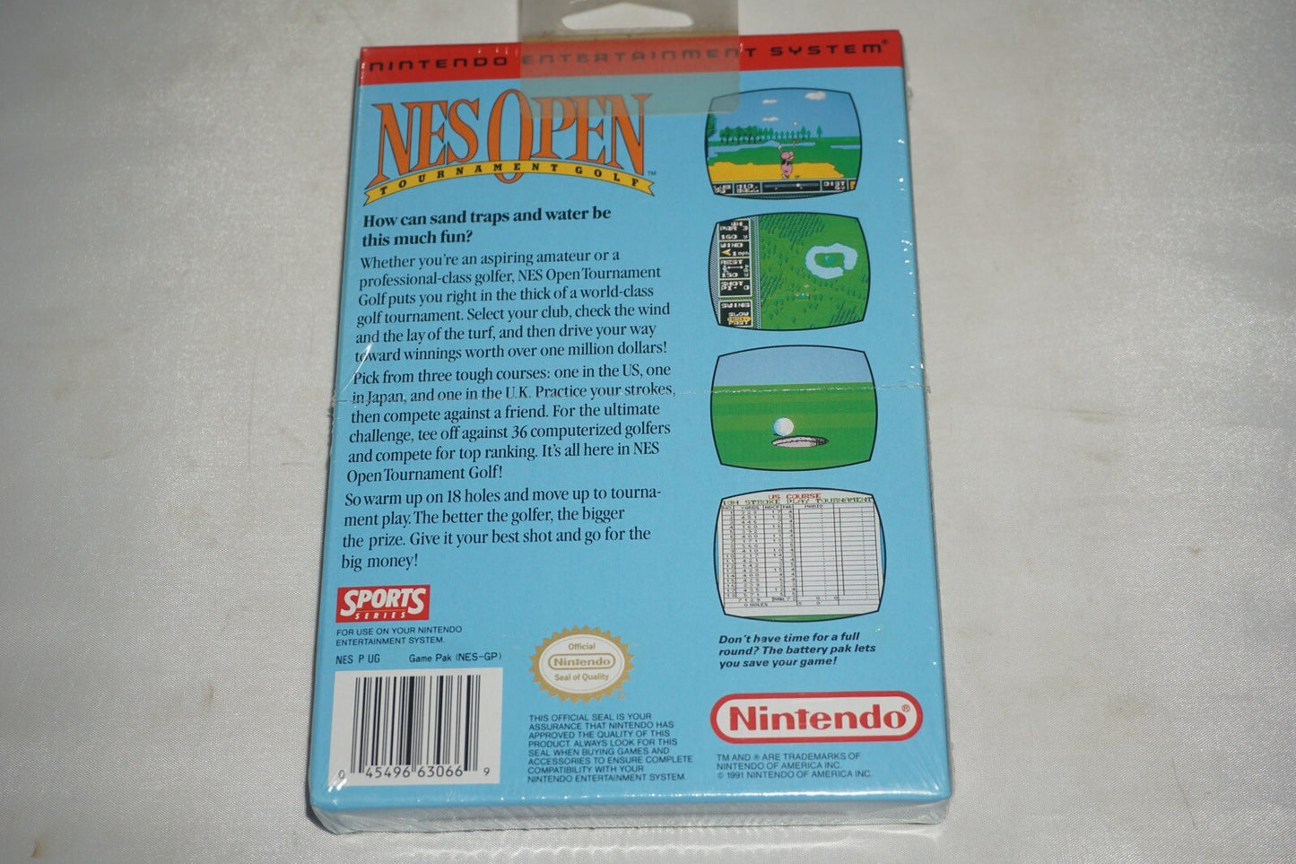 Nes Open Tournament Golf (Nintendo NES) NEW Factory Sealed