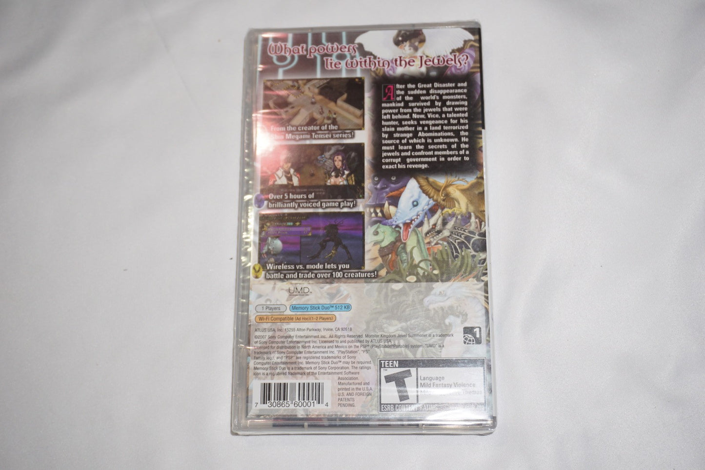 Monster Kingdom Jewel Summoner (Sony PSP Portable) NEW Sealed