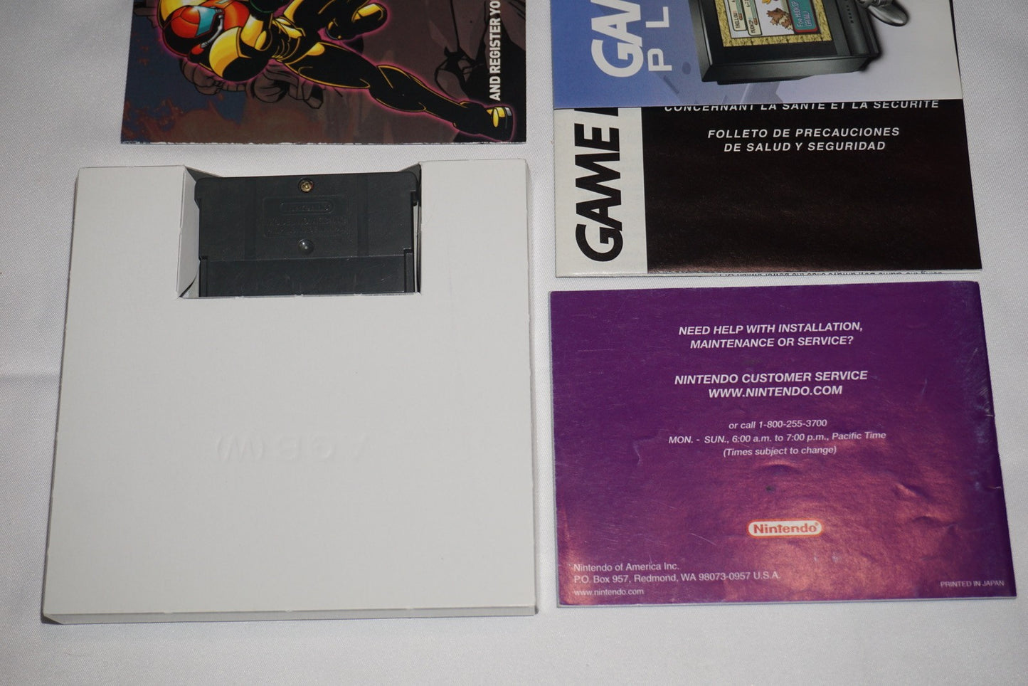 Metroid Zero Mission (Gameboy Advance GBA) Complete CIB Authentic