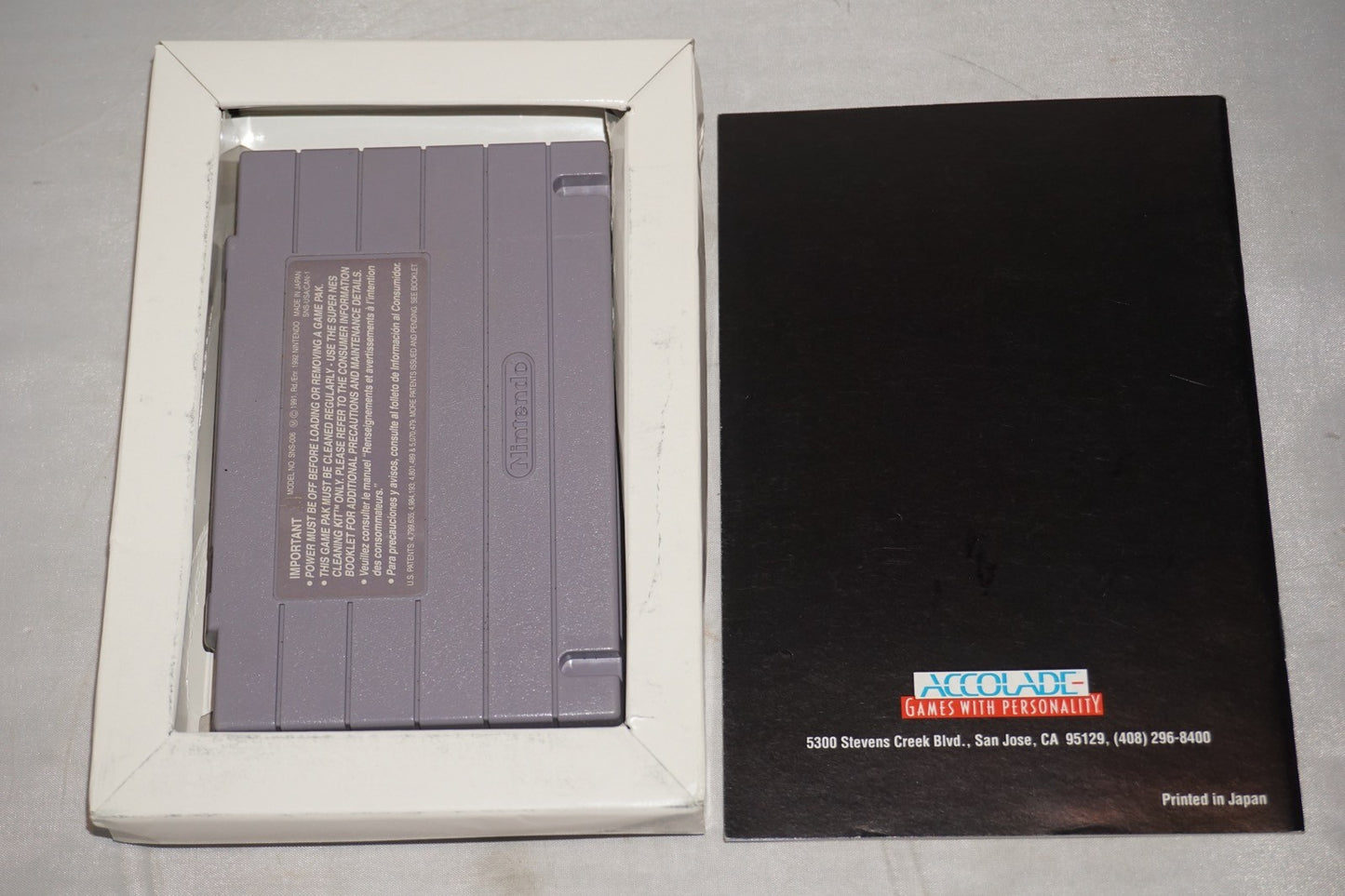 Bubsy 1 (Super Nintendo SNES) Complete in Box CIB