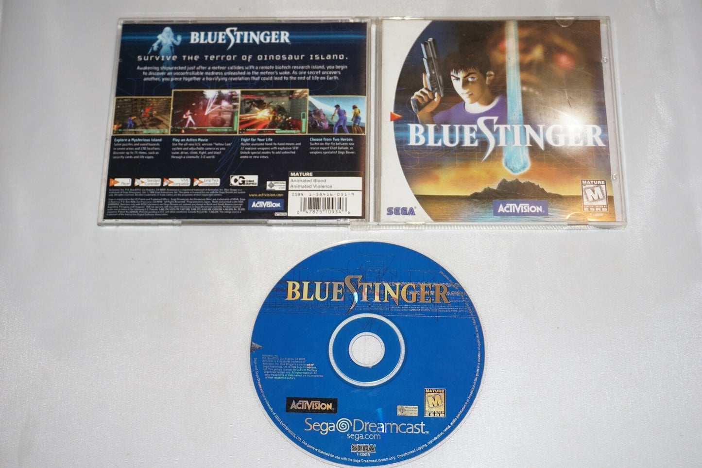 Blue Stinger (Sega Dreamcast) Complete Tested