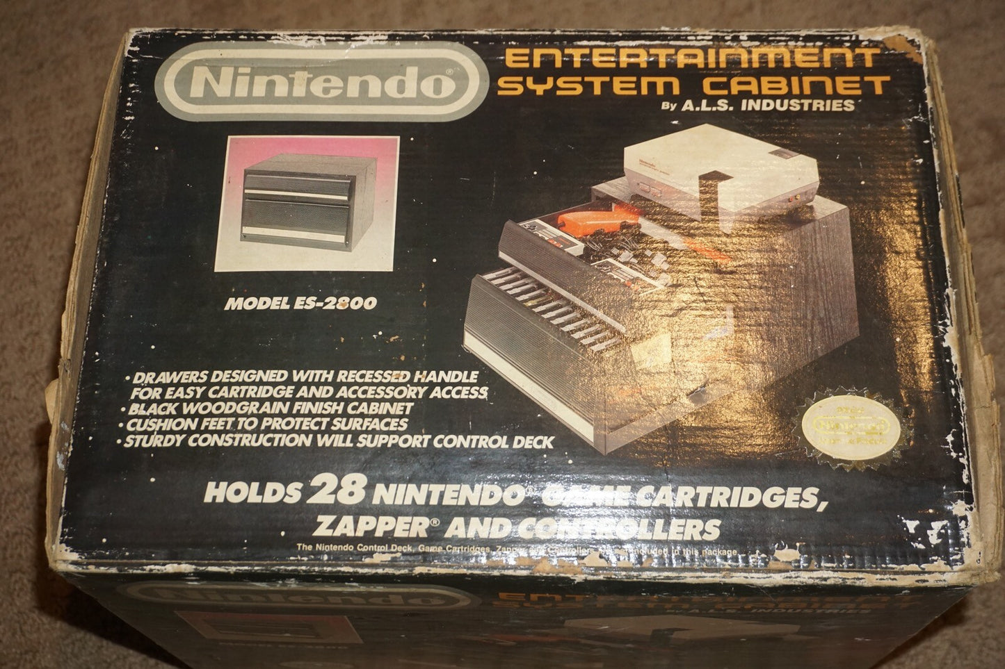 Entertainment System Cabinet (Nintendo NES) NEW ALS A.L.S ES-2800