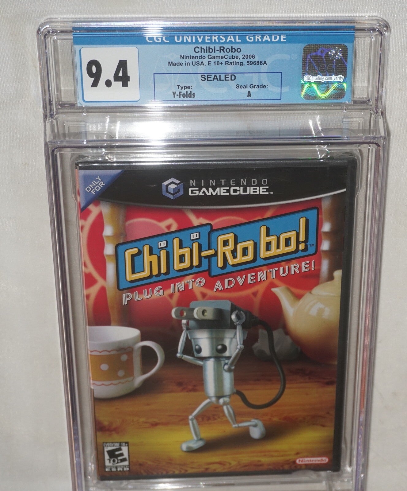 Chibi Robo (Nintendo Gamecube) CGC 9.4 A NEW Sealed