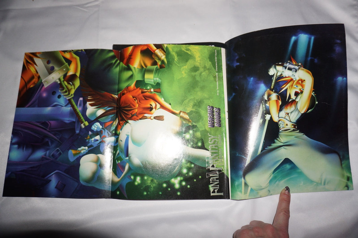 Final Fantasy VII Ultimate Versus 7 Strategy Guide Playstation ps1 w/ Poster