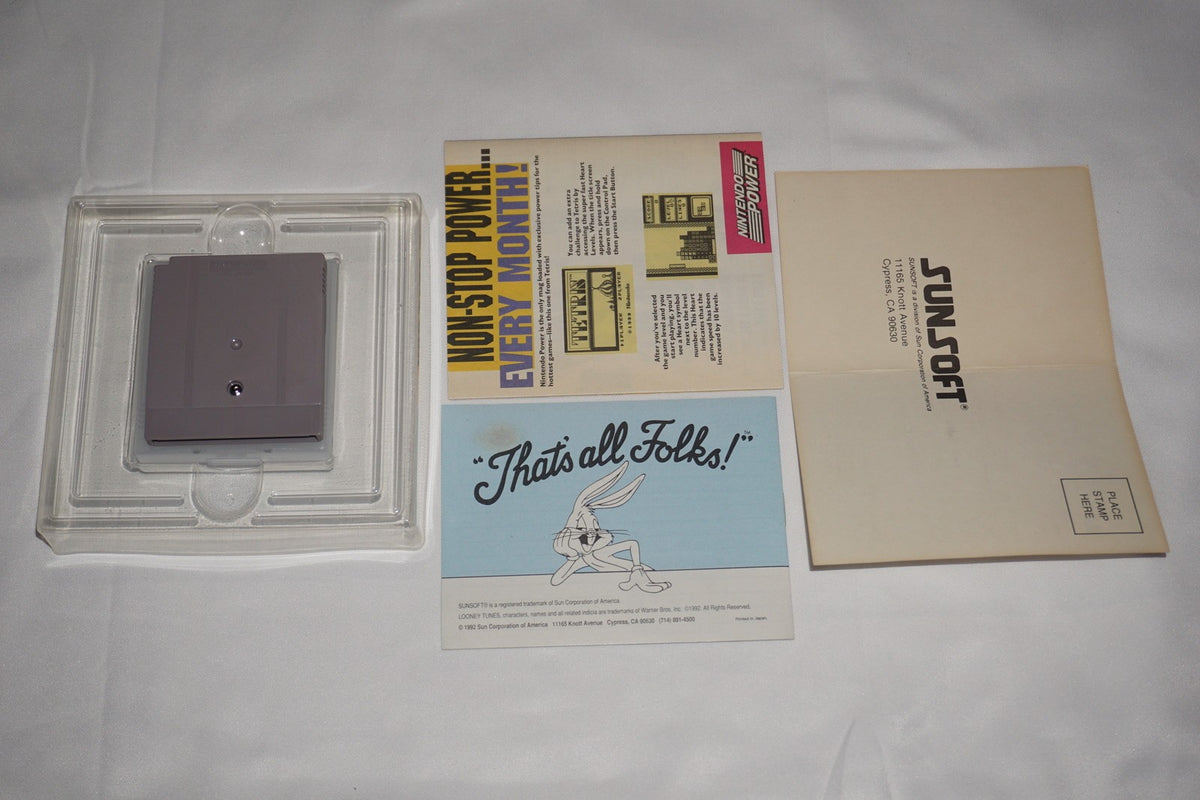 Looney Tunes (Nintendo Game Boy Gameboy) Complete in Box w/ Reg CIB
