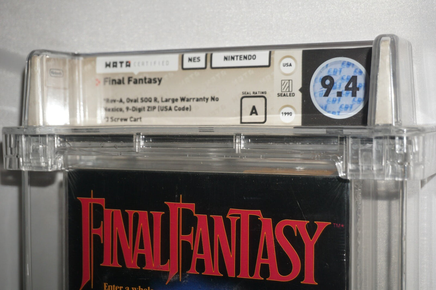 Final Fantasy (Nintendo NES) NEW Sealed WATA 9.4 A