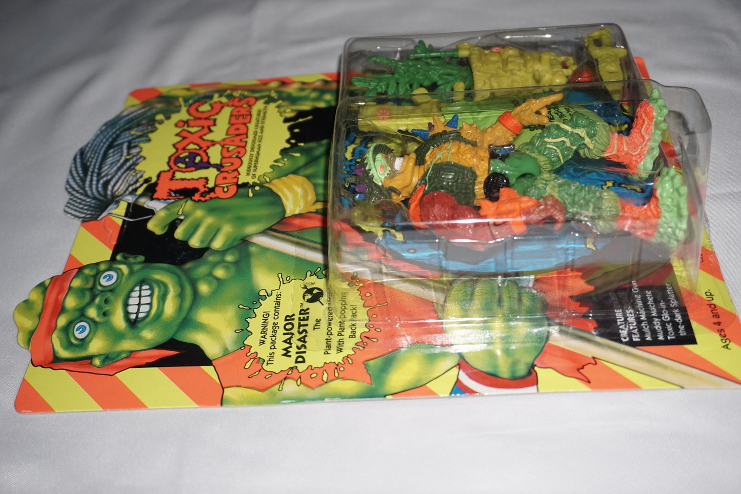 Toxic Crusaders Major Disaster Playmates 1991 NEW Sealed Unpunched