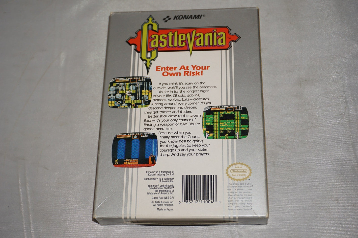 Castlevania 1 (Nintendo NES) Complete in Box CIB