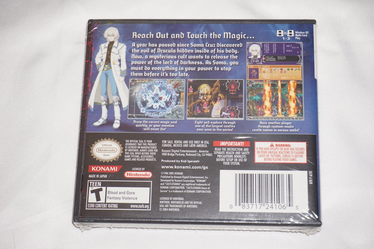 Castlevania: Dawn of Sorrow (Nintendo DS) NEW Sealed