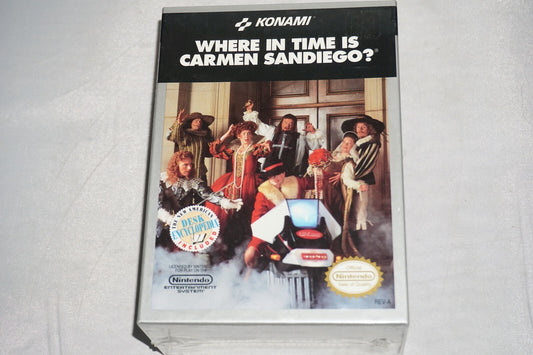 Where In Time Is Carmen Sandiego (Nintendo NES) NEW Factory Sealed