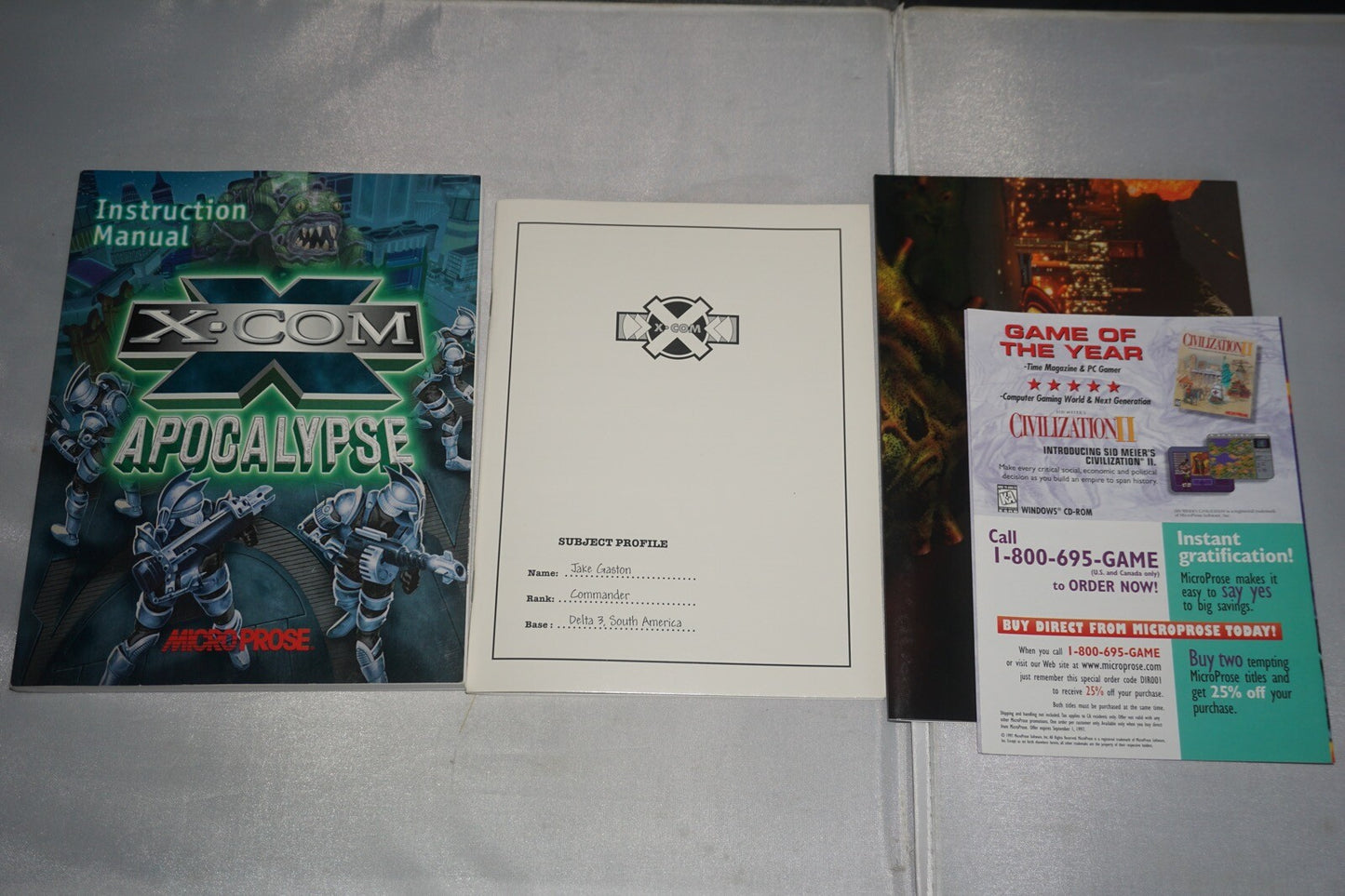 X-com Apocalypse (PC) Complete in Big Box CIB