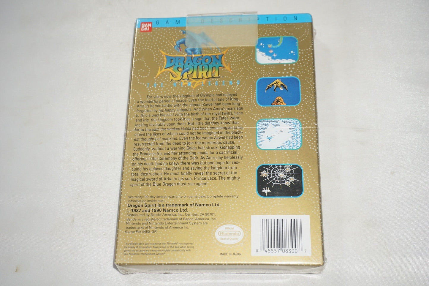 Dragon Spirit (Nintendo NES) NEW Factory Sealed