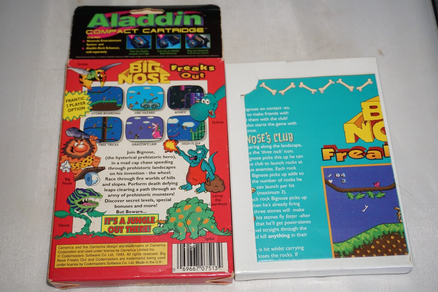 Big Nose Freaks Out (Nintendo NES) NEW in Box