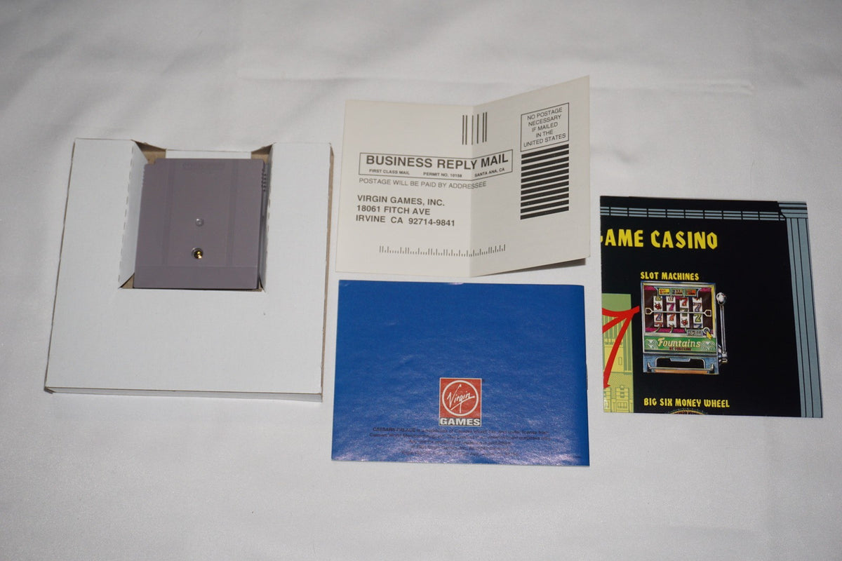 Caesars Palace (Nintendo Game Boy) Complete in Box w/ Reg CIB