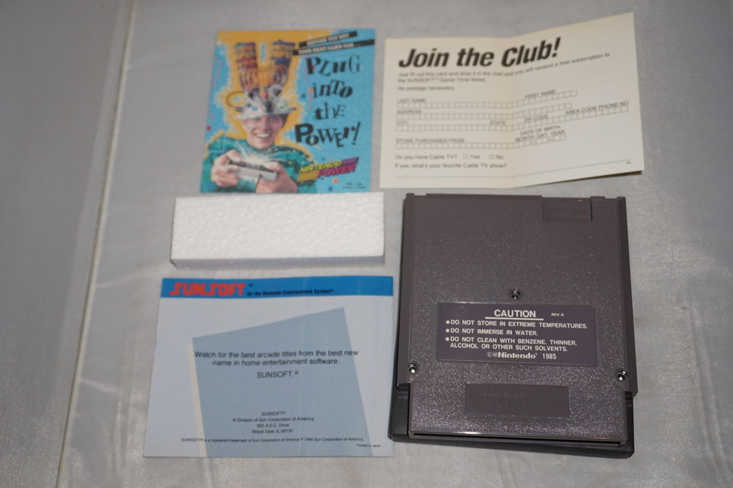 Journey To Silius (Nintendo NES) Complete in Box CIB