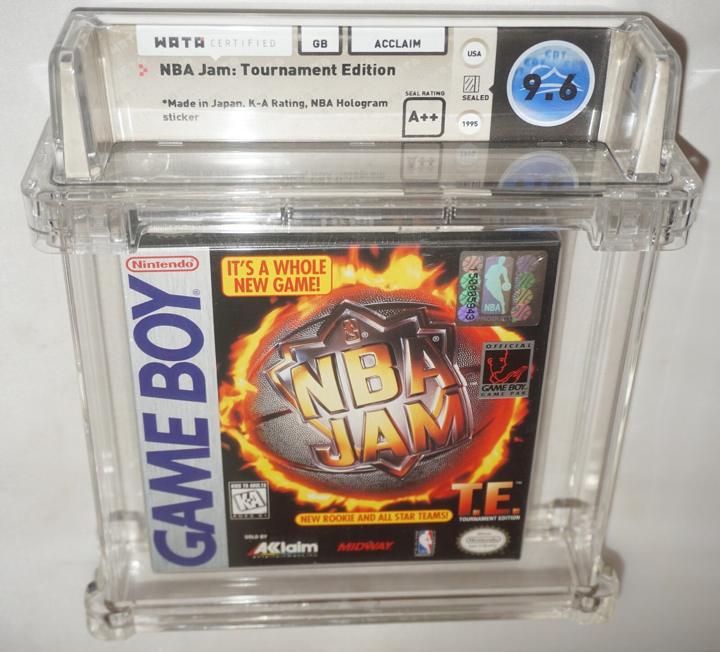 NBA Jam T.E TE Tournament Edition (Gameboy Game Boy) NEW Sealed WATA 9.6 A++