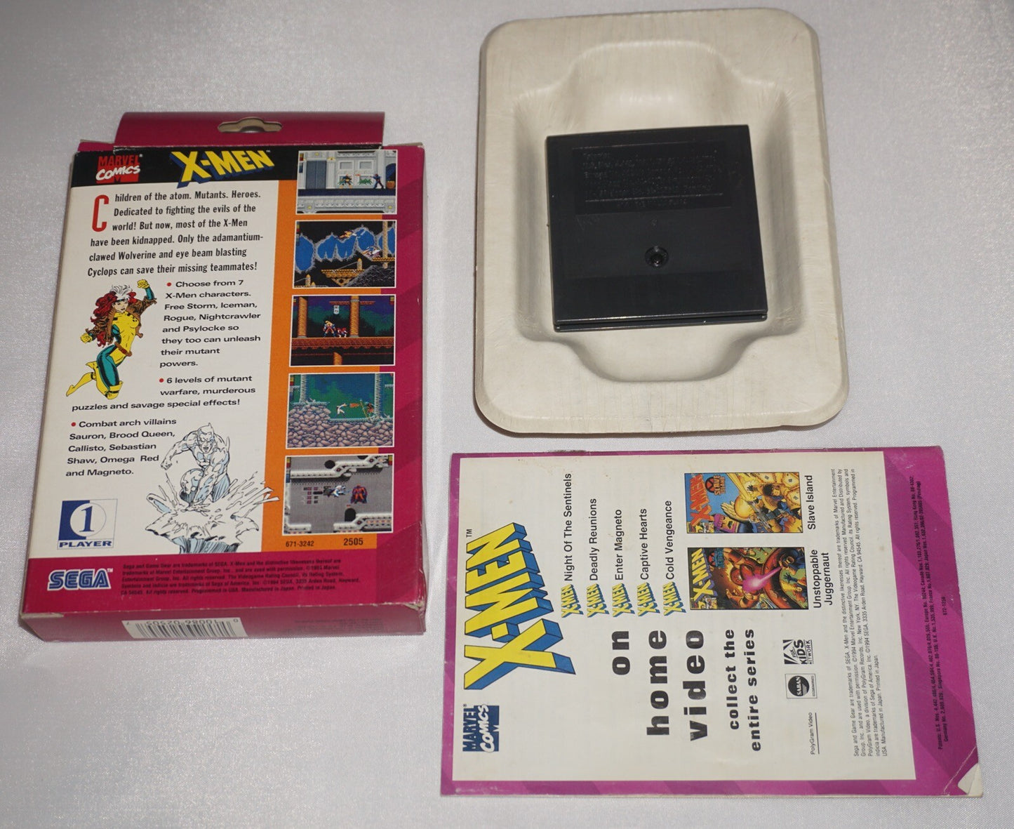 X-Men (Sega Game Gear) Complete in Box