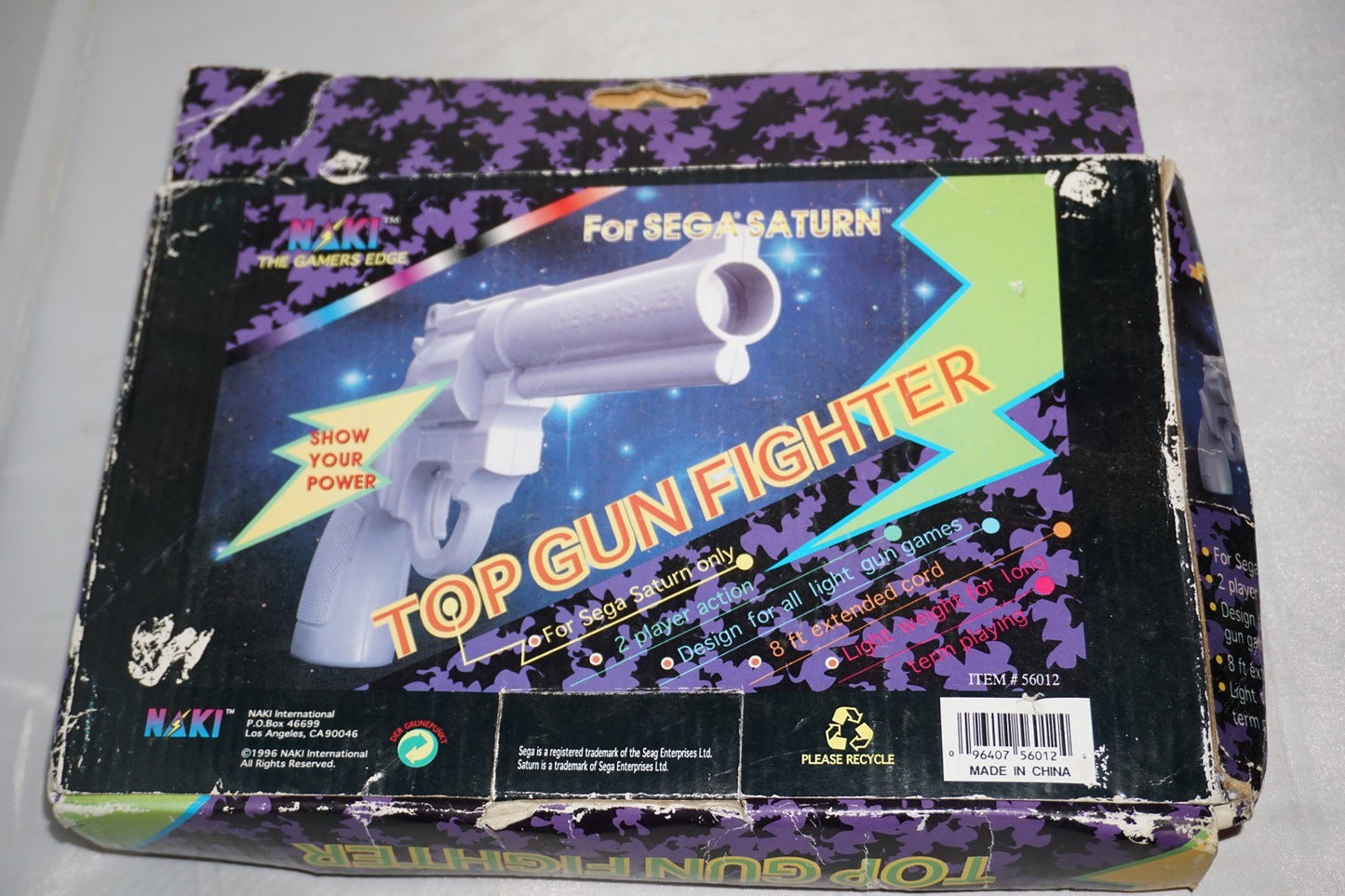 Naki Top Gun Fighter Light (Sega Saturn) with Box