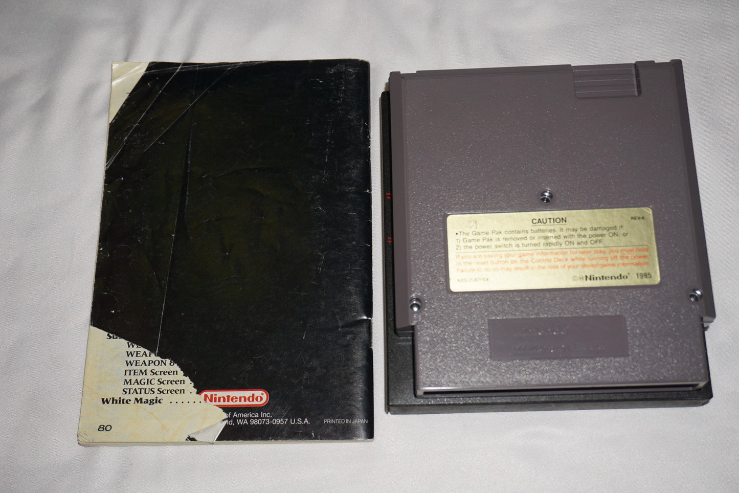 Final Fantasy (Nintendo NES) Complete in Box CIB