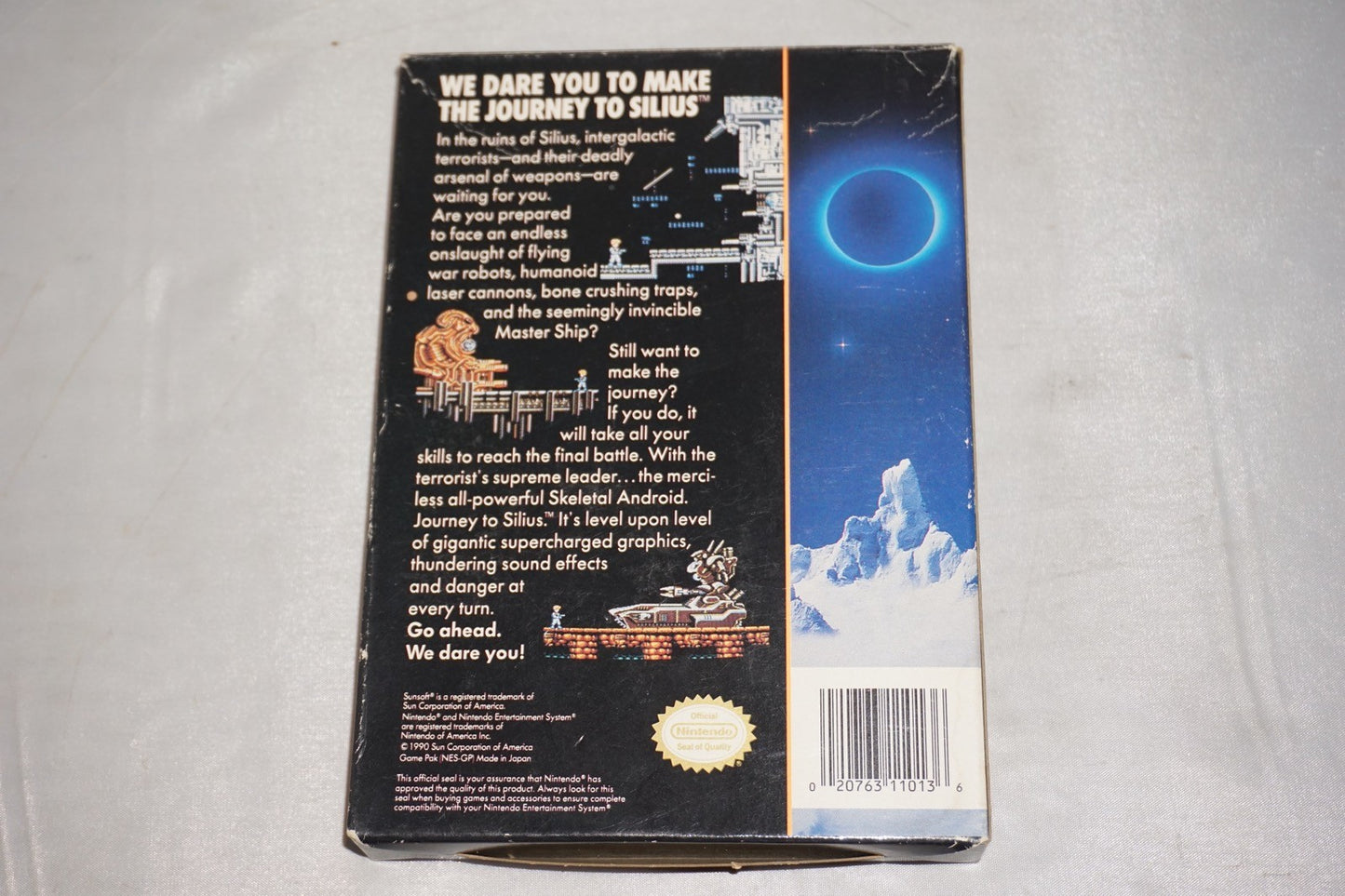 Journey To Silius (Nintendo NES) Complete in Box CIB