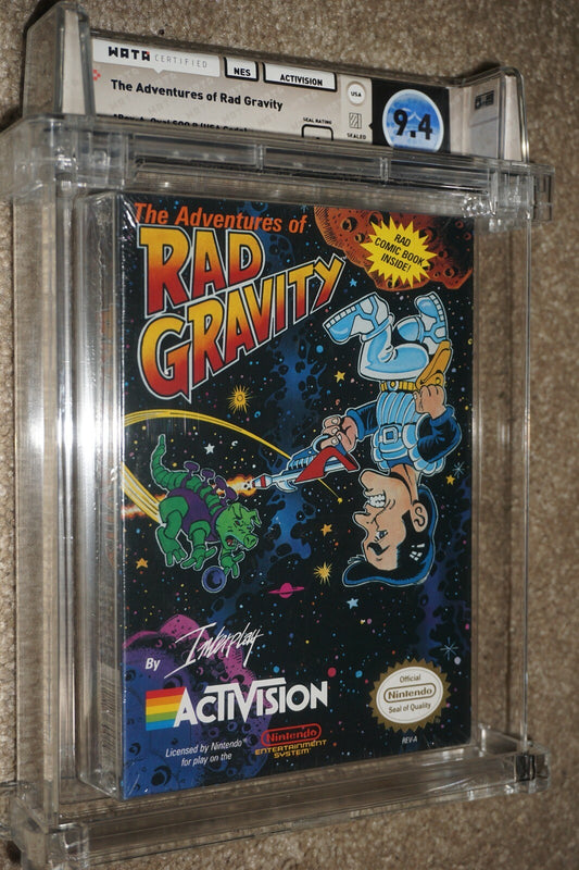Adventures Of Rad Gravity The (Nintendo NES) WATA 9.4 A NEW Factory Sealed