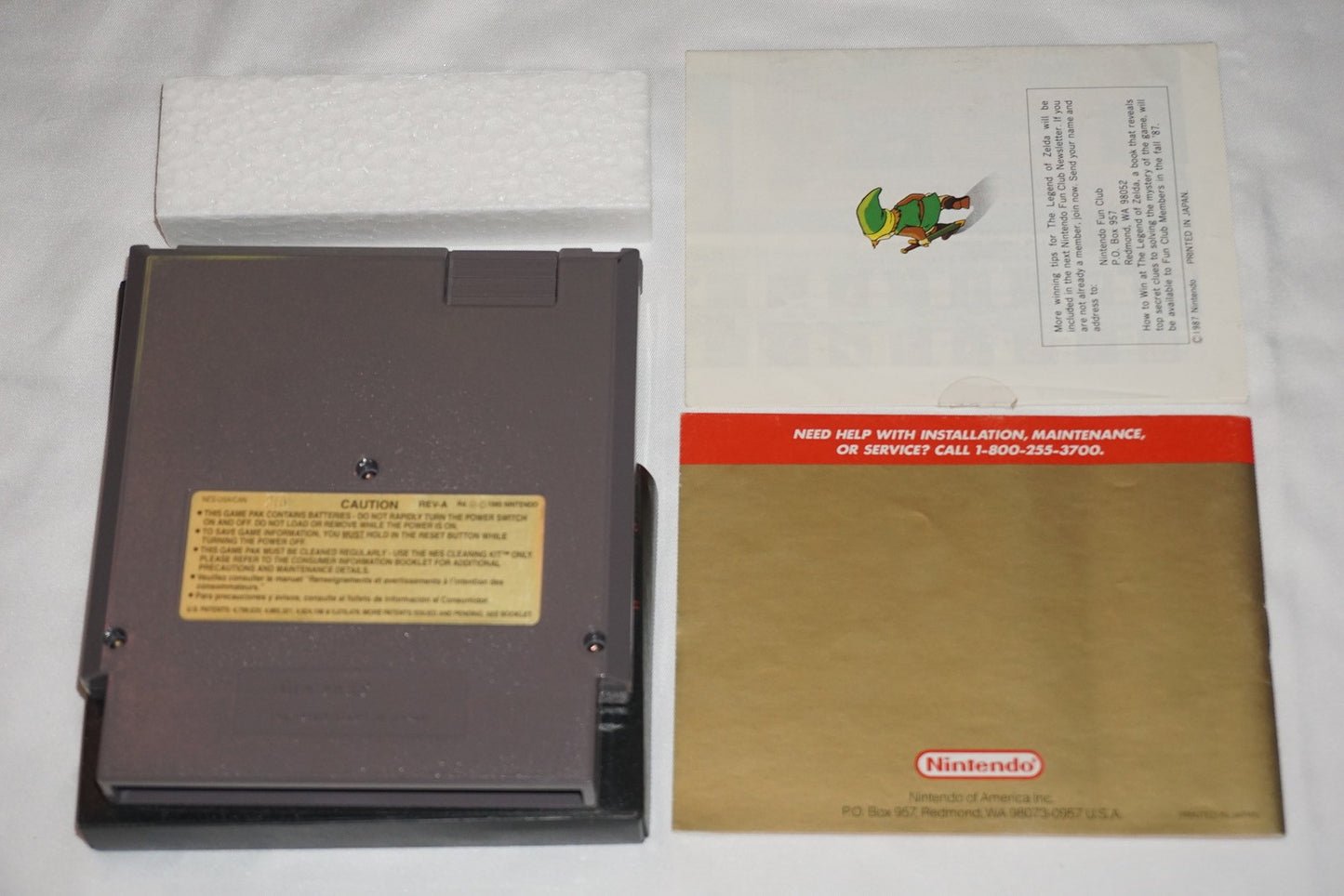 Legend of Zelda Classic Series (Nintendo NES) Complete in Box w/ Tips CIB