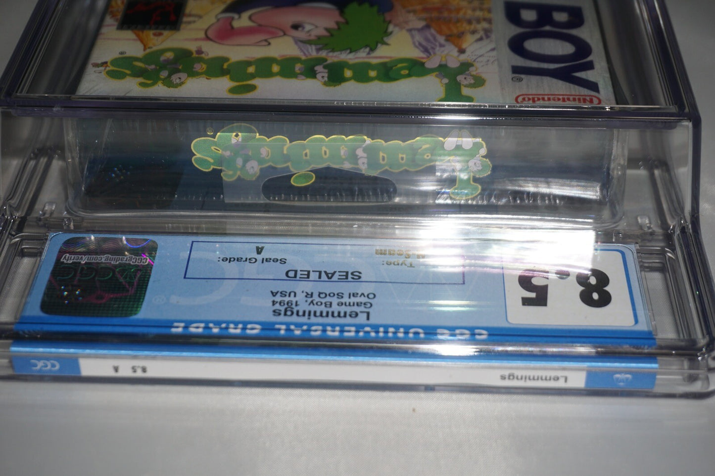Lemmings (Nintendo Game Boy Gameboy) CGC 8.5 A NEW Sealed