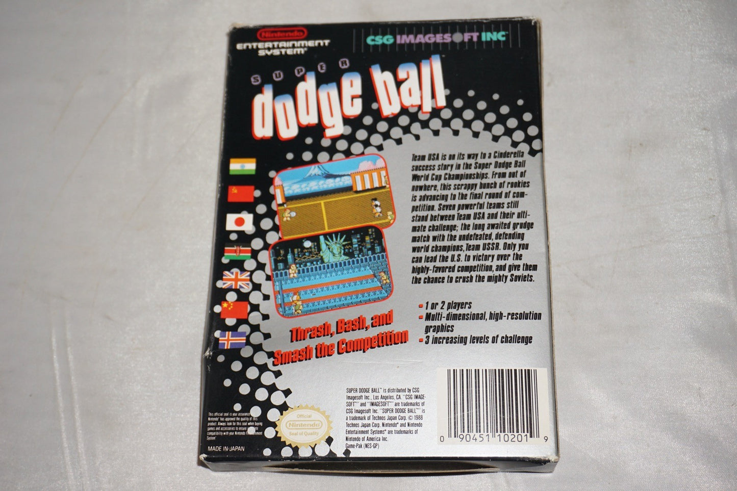 Super Dodge Ball (Nintendo NES) Complete in Box CIB