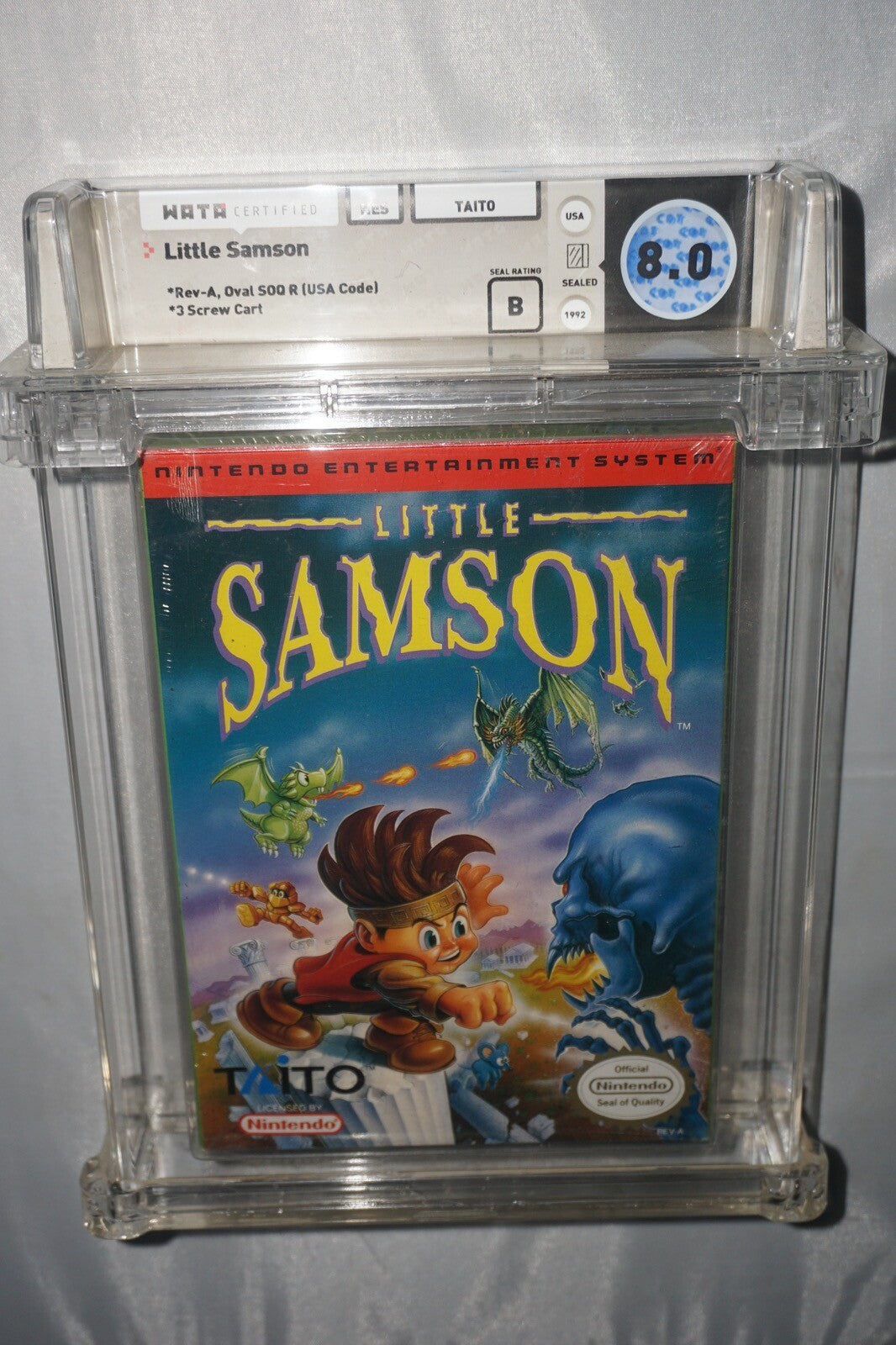 Little Samson (Nintendo NES) 8.0 B NEW Sealed