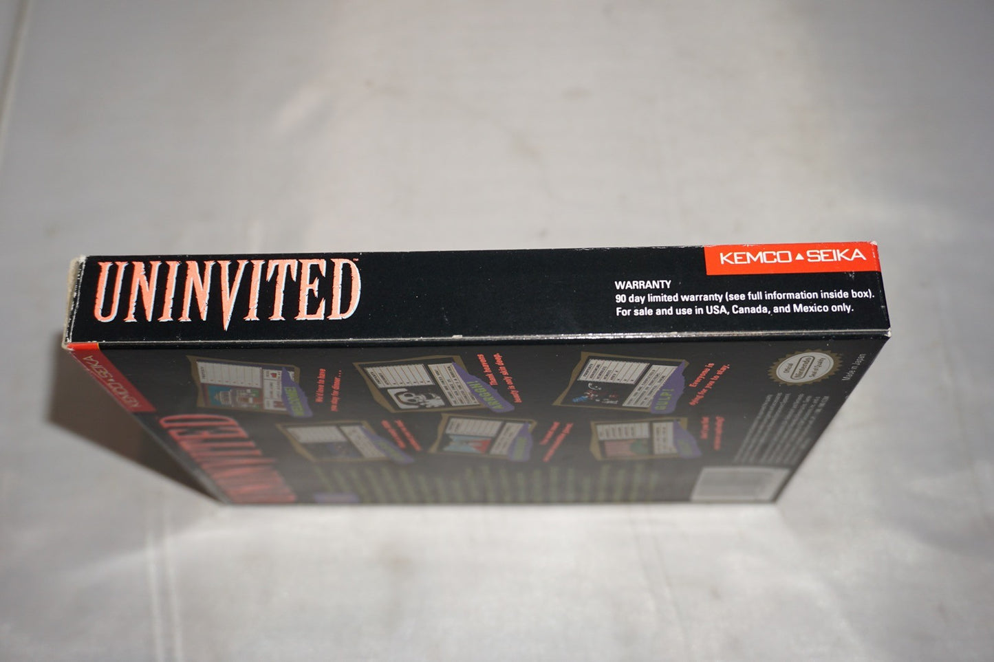 Uninvited (Nintendo NES) Complete in Box CIB