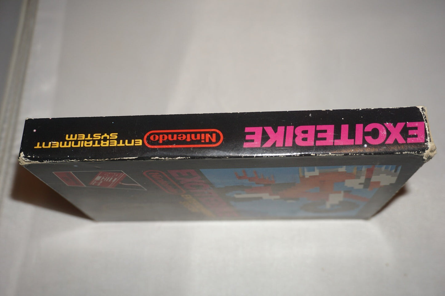 Excitebike HANGTAB No Rev A (Nintendo NES) Complete in Box CIB #3