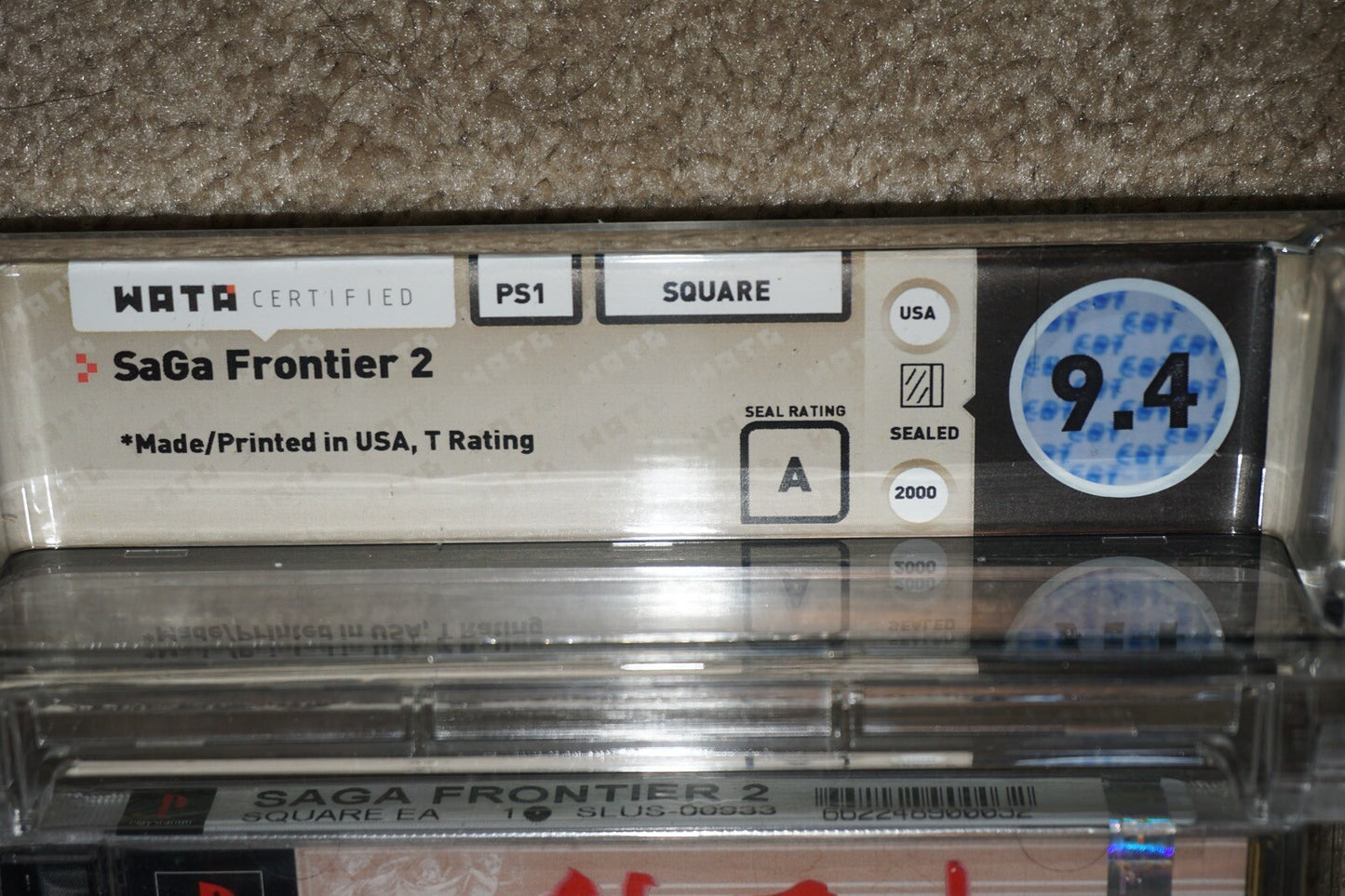 Saga Frontier 2 (Sony Playstation 1 ps1) WATA 9.4 A NEW Factory Sealed