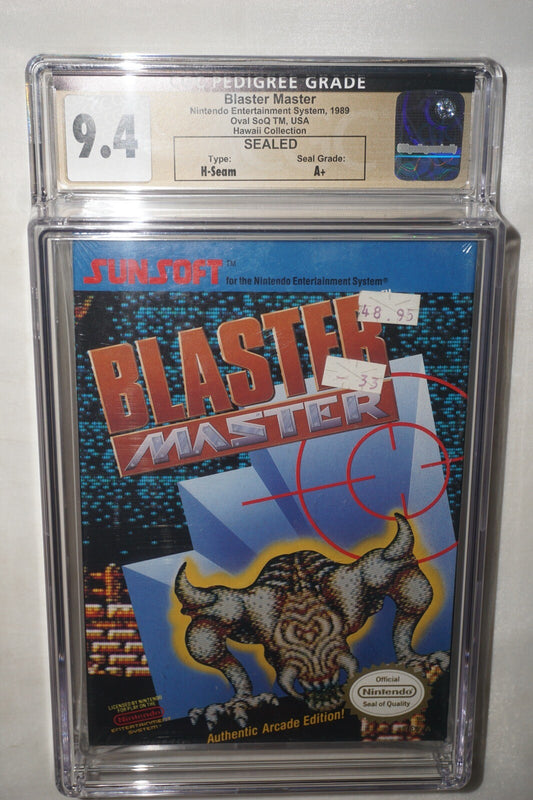Blaster Master Oval (Nintendo NES) CGC 9.4 A+ NEW Sealed