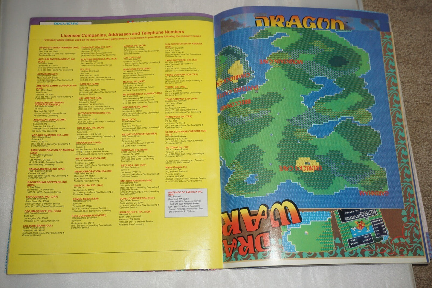 March/April 1990 Super Mario Bros 3 Nintendo Power Magazine #8 Map Tips