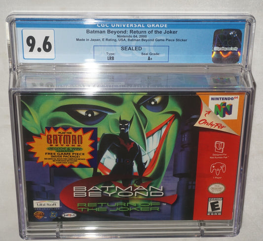 Batman Beyond Return of Joker (Nintendo 64 N64) CGC 9.6 A+ NEW Sealed
