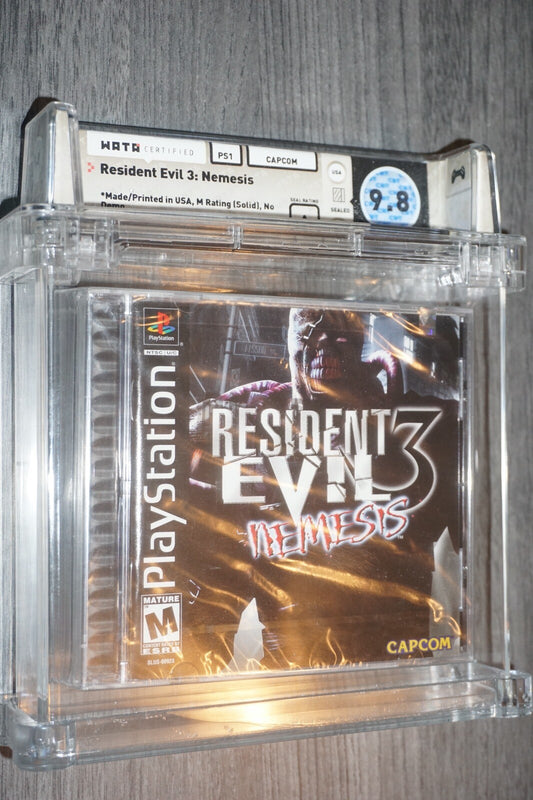 Resident Evil 3 Nemesis (Playstation 1 ps1) Wata 9.8 A NEW Factory Sealed