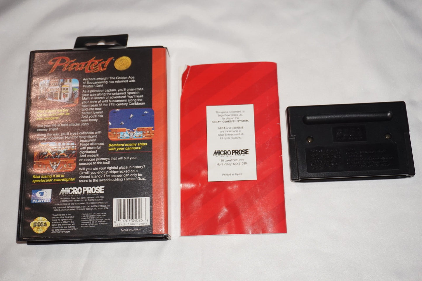 Pirates Gold (Sega Genesis) Complete
