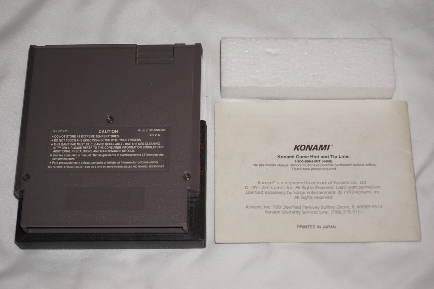 Zen: Intergalactic Ninja (Nintendo NES) Complete in Box CIB