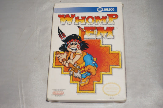 Whomp Em (Nintendo NES) Complete in Box CIB