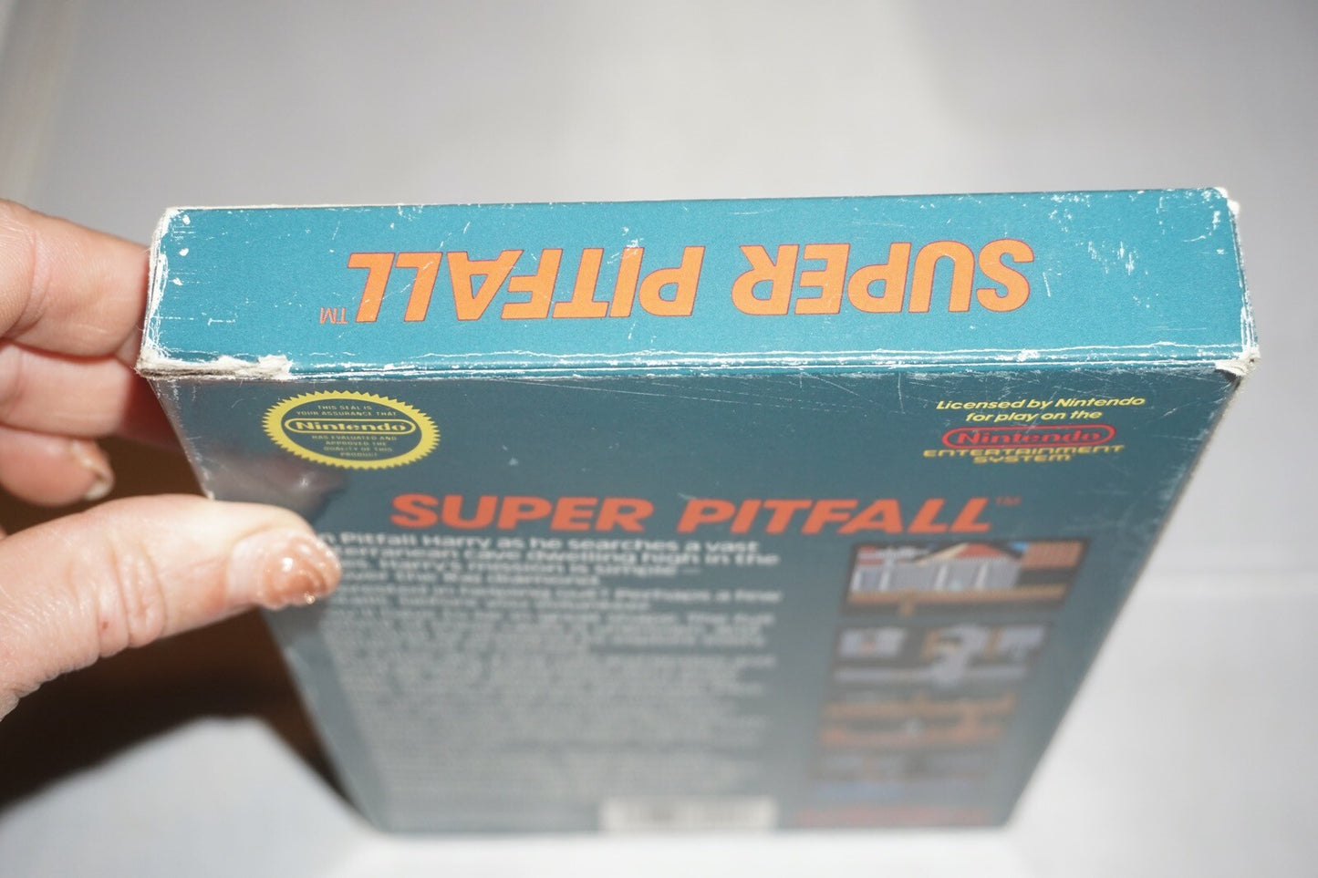 Super Pitfall (Nintendo NES) Complete in Box CIB #2